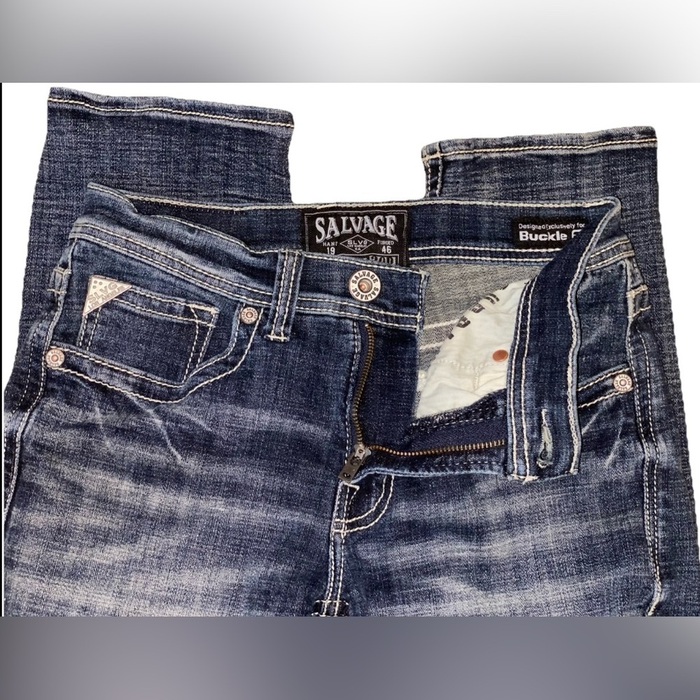 SALVAGE Havoc Straight Slim Fit 30R - Picture 5 of 15